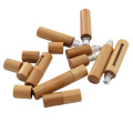 10ml empty luxury bamboo roll on perfume bottle for cosmetic